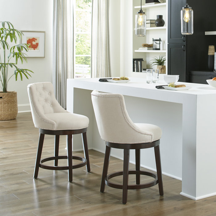 Three Posts™ Papillion Swivel Counter & Bar Stool & Reviews Wayfair